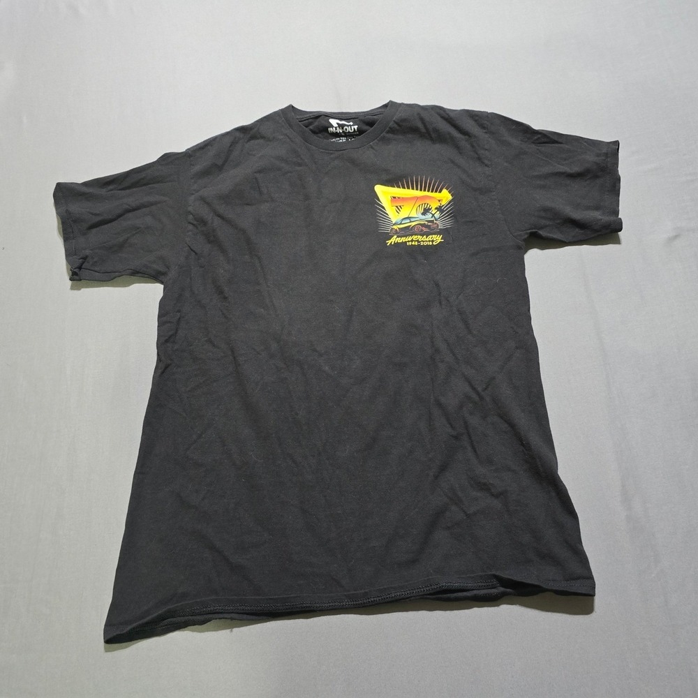 In N Out Burger Anniversary 1948 2018 Black T Shirt Men's Size Medium - Picture 2 of 6